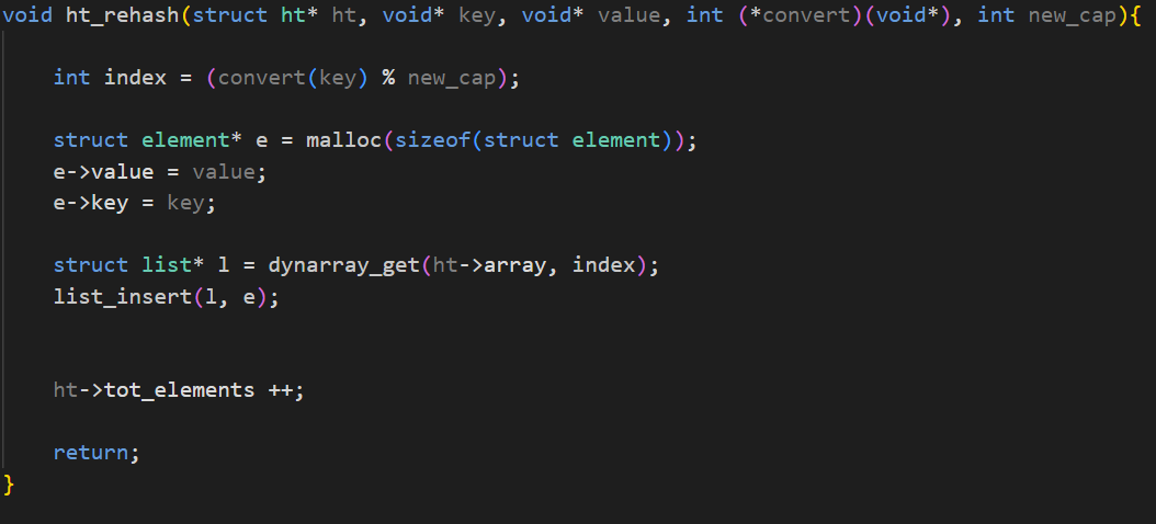 rehash function
